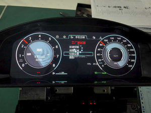 หน้าจอ LCD ดิจิตอลขนาด 12.3 นิ้ว สำหรับรถยนต์ <span class=keywords><strong>VW</strong></span> Multivan T5 รองรับ Carplay พร้อมแผงหน้าปัดความเร็วแบบดิจิตอลและห้องนักบินเสมือนจริง - Product Image 6