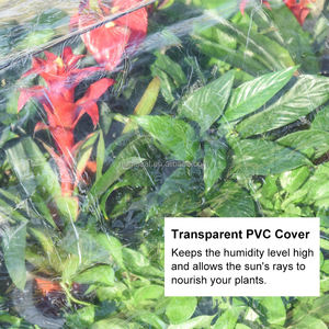 Bac à légumes rectangulaire en métal 2-en-1 surélevé - Jardinière avec fermeture auto-agrippante Astener Door pour légumes - Product Image 5