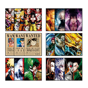 Affiche lenticulaire 3D, peinture <span class=keywords><strong>d</strong></span>'anime, <span class=keywords><strong>d</strong></span>écoration murale, <span class=keywords><strong>d</strong></span>écoration intérieure, cadeaux <span class=keywords><strong>d</strong></span>'anniversaire en plastique, jouets, affiche murale à effet <span class=keywords><strong>d</strong></span>égradé - Product Image 1