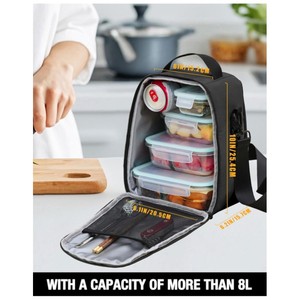 Bolsa Térmica para Almuerzo, Compatible con Vasos Stanley de 40/30 oz, a Prueba de Fugas, con Correa Ajustable, para Hombres y Mujeres, Ideal para el Trabajo y Picnics - Product Image 2