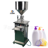 Machine de remplissage semi-automatique de bureau pour pâte épaisse, pommade, confiture, miel, bouteilles, boîtes, petits pots cosmétiques, crème