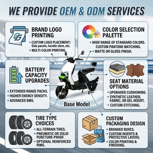 Prêt à être expédié, scooter électrique 1000W, moto électrique haute vitesse pour adultes, livraison rapide, fabricant, service OEM ODM - Product Image 5