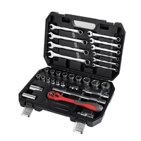 Kit d'outils mécaniques pour la maison, poignée à cliquet, douille, boîte De clé à cliquet, 1/4 pouces, jeu d'outils manuels