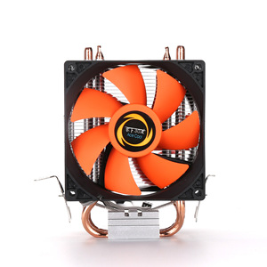 คูลมูนพัดลมคู่ซีพียูคูลเลอร์ 120x120x25 มม.ฮีทซิงค์ทองแดงอลูมิเนียมสำหรับแพลตฟอร์ม 1156 1155 1366 2011 - Product Image 2