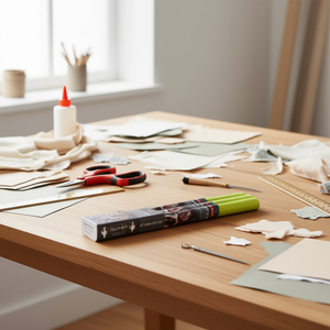 Rotolo di accessori in similpelle Ilan 50x70cm per lavori artigianali e progetti fai da te - Product Image 2