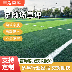 Césped Artificial para Cancha de Fútbol, Fibra de PE Resistente al Desgaste, Campo Deportivo para Uso en Exteriores - Product Image 5