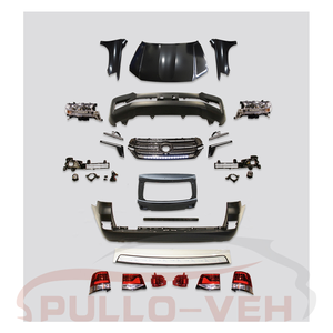 Kit de carrocería para Land Cruiser, caja de cartón de plástico negro para parachoques delantero de <span class=keywords><strong>Toyota</strong></span> 20, 19, 2016, 2013-2019 - Product Image 2