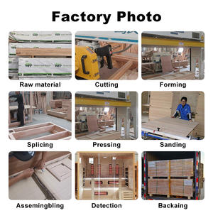 3 أشخاص ساونا الأشعة تحت الحمراء استخدام المنزل الخشب الصلب في الأماكن المغلقة غرفة ساونا جافة - Product Image 6