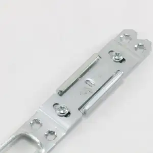 Accessoires de quincaillerie d'usine plaque de gâche de loquet en acier inoxydable de sécurité pour plaque de corps de serrure de porte à mortaise