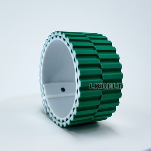 Cinghia di Trasmissione Industriale in PU ad Alta Efficienza Rivestita in <span class=keywords><strong>PAZ</strong></span> Verde per l'Industria dell'Automazione Dimensioni OEM - Product Image 2