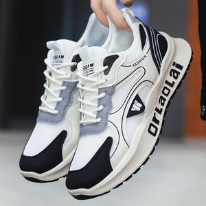 Nuova Tendenza Sneakers Sportive da Uomo Leggere in Materiale Morbido con Marchio Personalizzato per Primavera Estate Autunno - Product Image 5