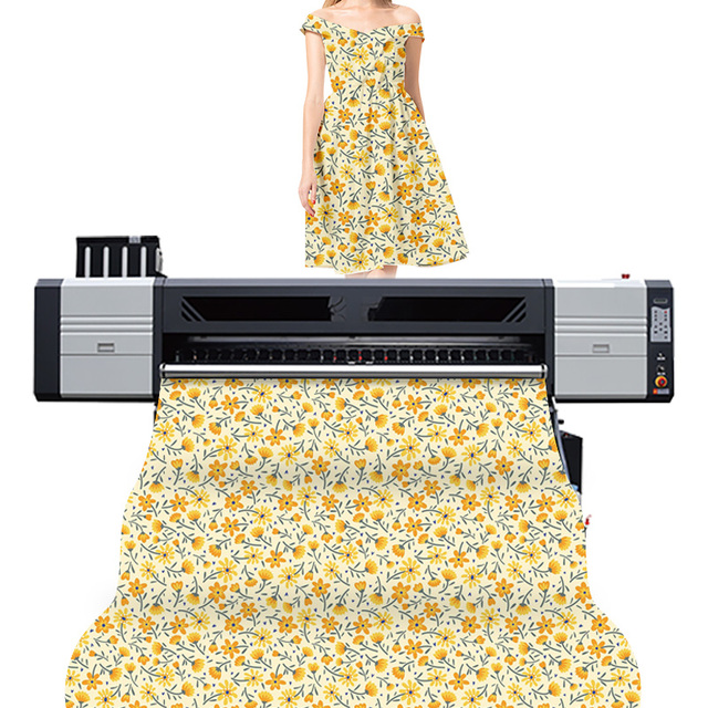 Hot Selling Large Format Textile Sublimation Printer Machine Eight I3200 Print Heads Digital Dye Sublimation Printer