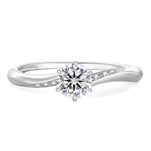 Anillos de Boda de Lujo con Incrustaciones de Diamantes, Plata de Ley S925, Anillo de Compromiso con Tres Piedras de Diamante Cultivado en Laboratorio y Moissanita para Mujer - Product Image 1