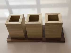 JUNJI Decorazioni <span class=keywords><strong>per</strong></span> la Casa, Set di Utensili in Legno con Scatola Portaoggetti, Organizzatore Rustico <span class=keywords><strong>per</strong></span> <span class=keywords><strong>Cucina</strong></span>, Portatovaglioli, Portapiatti e Portautensili - Product Image 4