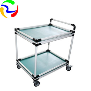 สายการประกอบรถเข็นแบบเคลื่อนที่แท่นวางแบบลีนแท่นประกอบโลหะ - Product Image 1