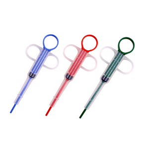 Alimentador de medicina conveniente tipo tubo de empuje, Kit de alimentación, dispensador de pastillas <span class=keywords><strong>para</strong></span> mascotas, perro y gato, alimentador de pastillas, 2023 - Product Image 2