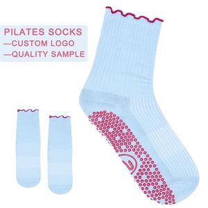 Custom Pilates <b>Socks</b> Embroidered <b>Grip</b> <b>Socks</b> Yoga <b>Socks</b> Women - Product Image 1