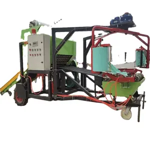 Home Use Automatic Forage Silage Round Baler And Wrapper Packing Machine In Kenya