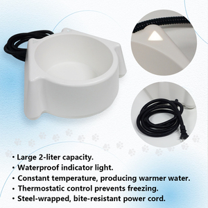 Bát ăn mùa đông cho chó mèo giá xuất xưởng, có đèn LED, 2L, giữ nhiệt độ ổn định, thiết kế hoạt hình màu trơn sang trọng - Product Image 2