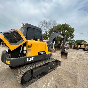 Excavadora Pequeña Volvo EC60D 95% Nueva con Excelente Rendimiento, Excavadora Volvo EC60 Usada, Maquinaria Mini para Movimiento de Tierras en Venta - Product Image 3