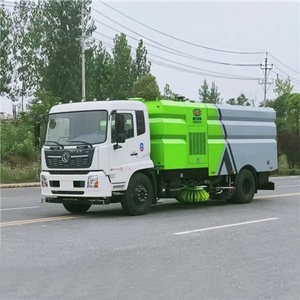 Camión barredor de calles inteligente Dongfeng, camión de limpieza de calles de alta presión - Product Image 4