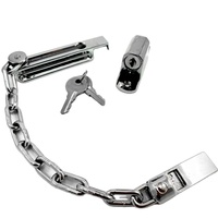 Chaîne de sécurité moderne en alliage de zinc pour porte d'entrée, chaîne de sécurité pour porte d'hôtel