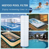 Cartucho de Filtro para Piscina Inflable HYP-112A de Alta Calidad, Material PET+PP, Certificado NSF, Azul+Blanco, 6 Meses de Duración