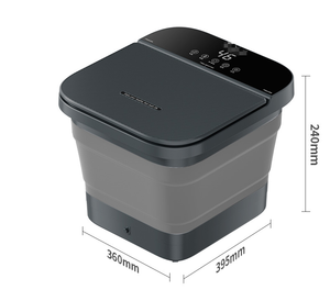 Bain de pieds électrique pliable intelligent à écran LCD, télécommande sans fil, portable, avec bulles – Meilleure vente - Product Image 5