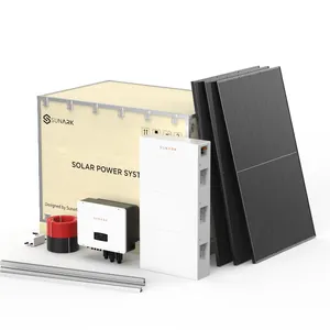 Sunark 쌓을 수있는 리튬 태양 전지 저전압 48V 51.2V 10Kwh 15Kwh 20Kwh 100Ah 가정용 에너지 저장 배터리