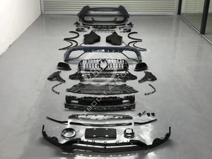 Kit de Carrocería GLC para <span class=keywords><strong>Benz</strong></span> Clase GLC 2020+ a GLC63 AMG, Parachoques Delantero y Trasero, Pasos de Rueda, Parrilla, Difusor, Tubo de Escape - Product Image 2