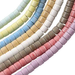 Colliers et bracelets en pierres d'oxyde colorées Heishi de tailles variées, directement de l'usine, bijoux DIY pour femmes, certifiés par une tierce partie du Fujian - Product Image 6
