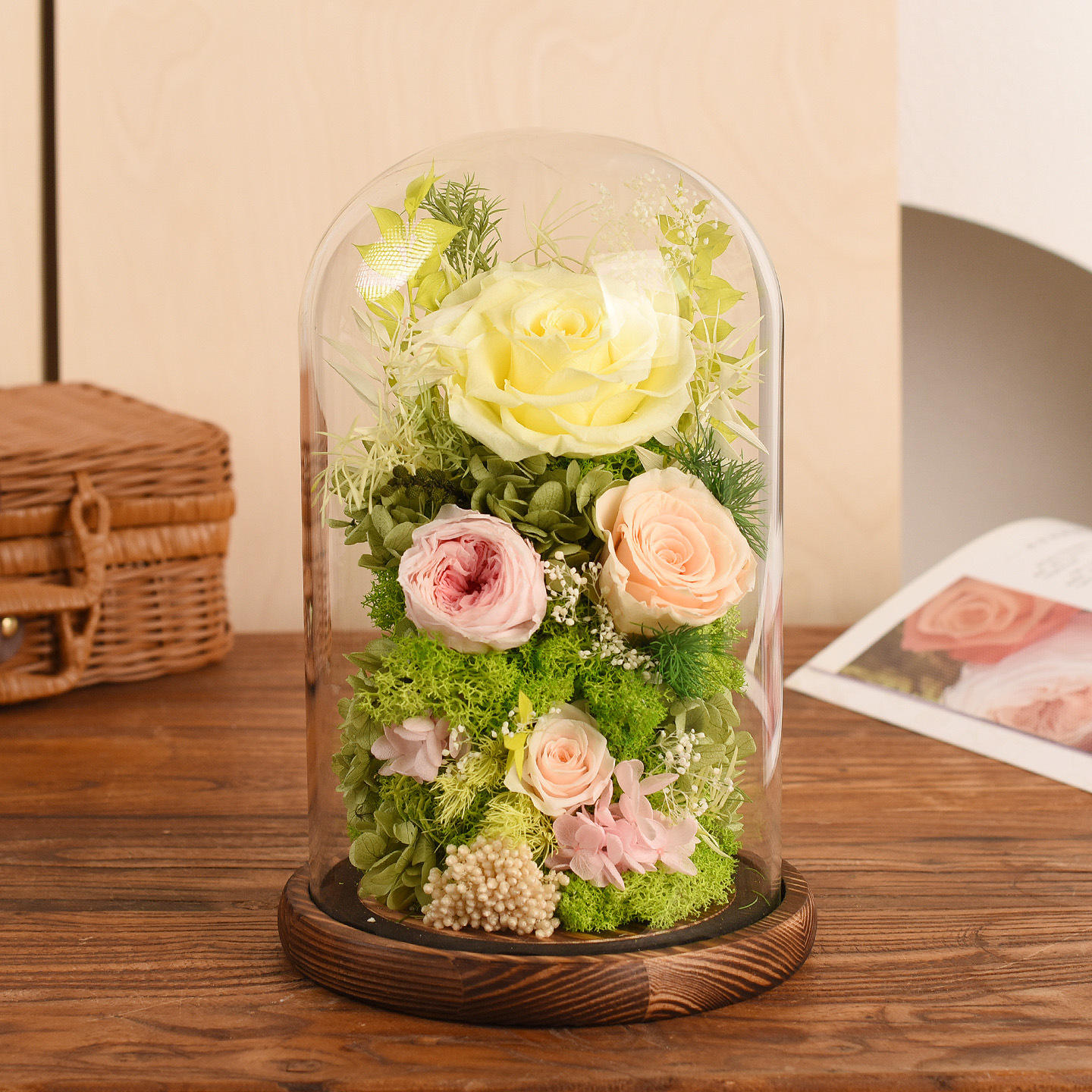 สีชมพูสีเขียว