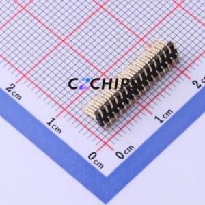 X1321WVS-2x16J-C40D53 Pin Header SMD,P=1.27mm Connector ( Pin Structure: 2x16P )( Pitch: 1.27mm )( Row Spacing: 1.27mm ) - Product Image 2