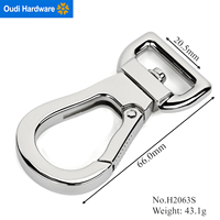 Nouveaux accessoires de laisse pour animaux de luxe, mousqueton pivotant en alliage de zinc robuste