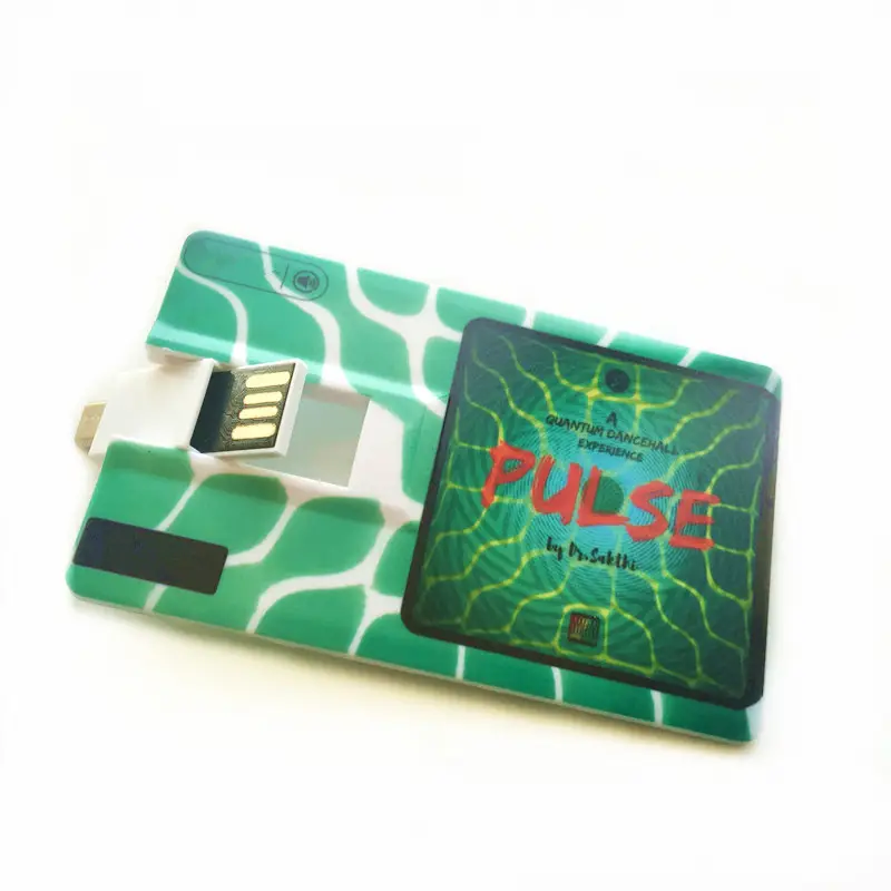 Wholesale Gift 2 in 1 Credit Card USB flash drive present free printing bank card phone usb disk