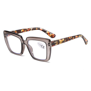 <span class=keywords><strong>Gafas</strong></span> <span class=keywords><strong>de</strong></span> Lectura con Protección <span class=keywords><strong>de</strong></span> Luz Azul, Montura Retro con Estampado, <span class=keywords><strong>Transparentes</strong></span>, con Bisagras <span class=keywords><strong>de</strong></span> Resorte, para Presbicia, 2025 - Product Image 4