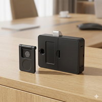Serrure de meuble biométrique à empreinte digitale, serrure de tiroir intelligente NFC RFID, serrure de placard électronique sans perçage pour bureau, salle de sport, B2B