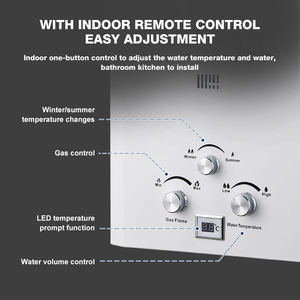 Precio De La Empresa <span class=keywords><strong>Calentador</strong></span> De Agua <span class=keywords><strong>A</strong></span> <span class=keywords><strong>Gas</strong></span> Para Camping De Alta Eficiencia Premium Compatible <span class=keywords><strong>GLP</strong></span> Equipado Con Pantalla LED - Product Image 2