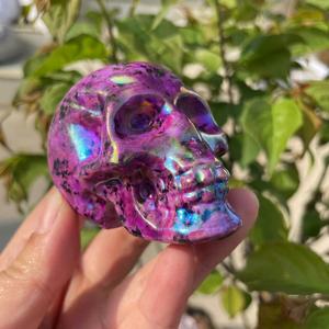 7cm Wholesale Gemstone Carvings Crystal Skulls Eco-Friendly Art Collectibles Unique <b>Gifts</b> - Product Image 6