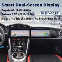 Lecteur multimédia Android Auto Carplay 20.5 pouces avec écran tactile, autoradio, GPS automobile, navigateur GPS pour Toyota 86/Subaru BRZ 12-20