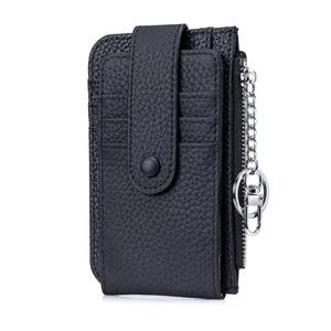 Tarjetero Delgado de Cuero Genuino para Unisex, con Logotipo Personalizado, Estuche de Lujo para Tarjetas de Crédito, con Llavero - Product Image 2