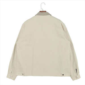 Giacca da <span class=keywords><strong>uomo</strong></span> in cotone 100% con Zip a maniche lunghe <span class=keywords><strong>cappotto</strong></span> <span class=keywords><strong>Beige</strong></span> con fodera a righe e colletto invernale sul davanti - Product Image 3