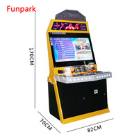 Machine d'arcade Street Fighter Source Metal, machine de jeu de combat à monnayeur pour 2 joueurs, pour centre de jeux et centre commercial