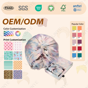 Vente en gros de bonnets en soie de mûrier 100% pure 6A, divers styles, avec logo personnalisé, ensemble de bonnets en soie ajustables <span class=keywords><strong>pour</strong></span> filles <span class=keywords><strong>pour</strong></span> <span class=keywords><strong>dormir</strong></span> - Product Image 5