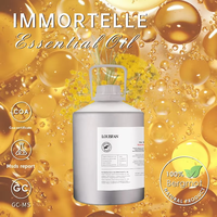 Huile Essentielle d'Hélichryse Bio OEM 100% Pure et Naturelle Distillée à la Vapeur pour Diffuseur, Corps, Visage, Cheveux – Huile de Fleur Permanente Italienne