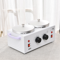 Chauffe-cire électrique professionnel double pot pour salon, épilation, cire dépilatoire