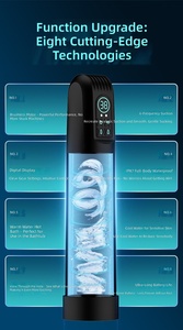 Bomba Eléctrica de Alargamiento de Pene con Pantalla Digital, Masturbadores Rotatorios, Juguete Sexual <span class=keywords><strong>Masculino</strong></span> para Hombres - Product Image 5