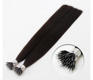 Extensiones de cabello humano Remy de doble <span class=keywords><strong>punta</strong></span>, calidad superior, 1g/0,8g/0,5g - Product Image 1