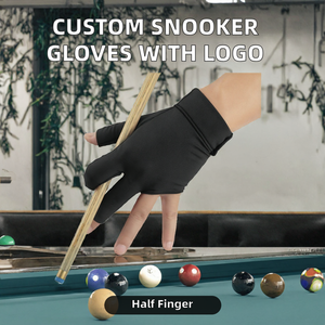 Custom Logo Snooker Gloves Fingerless Billiards Cue Grip Gloves for Sports - Product Image 2