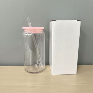16oz Double Layer Plastic Mason <b>Cup</b> Eco-friendly Acrylic Colorful Children's <b>Straw</b> <b>Cup</b> Strong & Resistant Wholesale Creative - Product Image 5